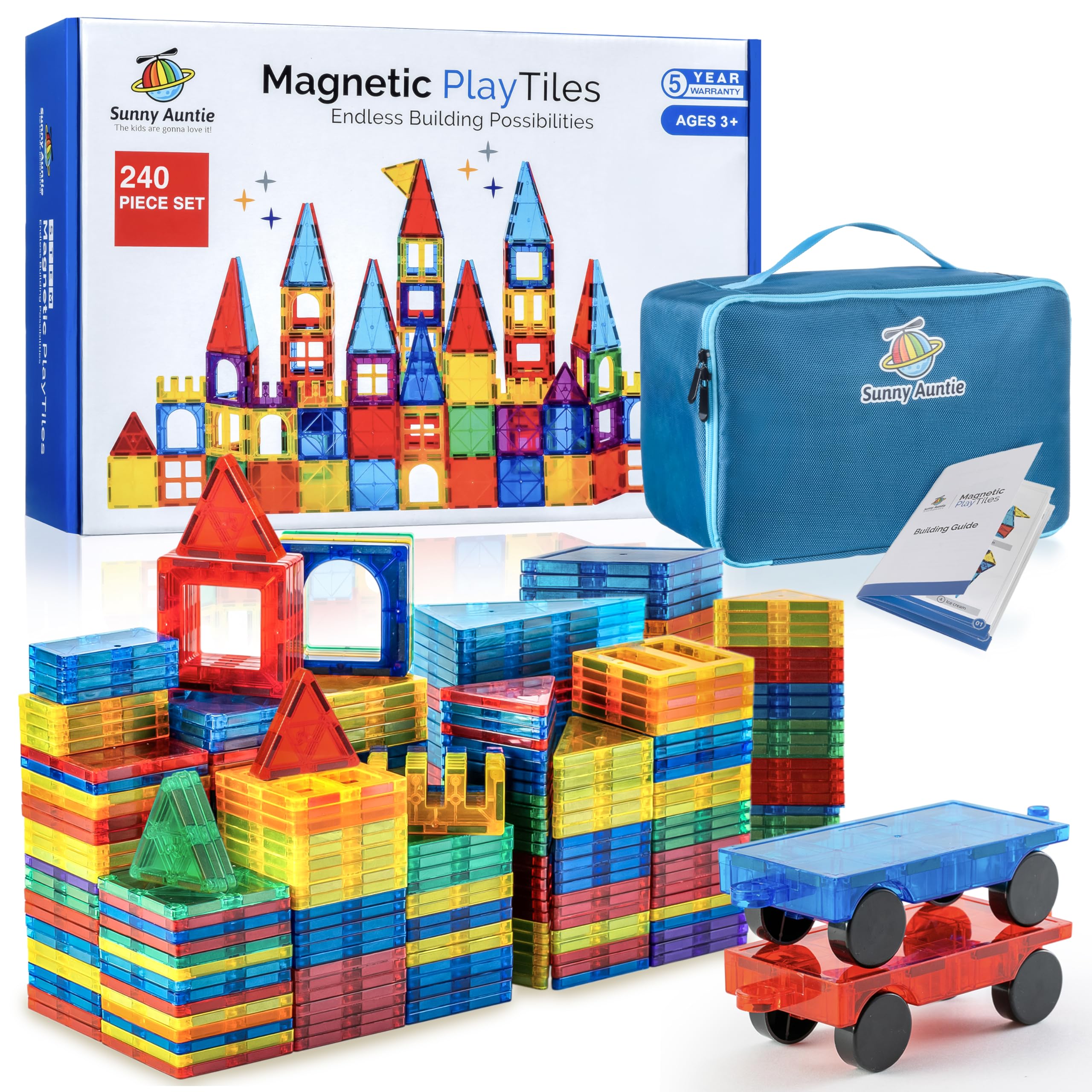 ⭐3kids-mama⭐ Amazon.com: Magnetic Tiles 240 PCS (XL SET), Magnetic Tiles for
